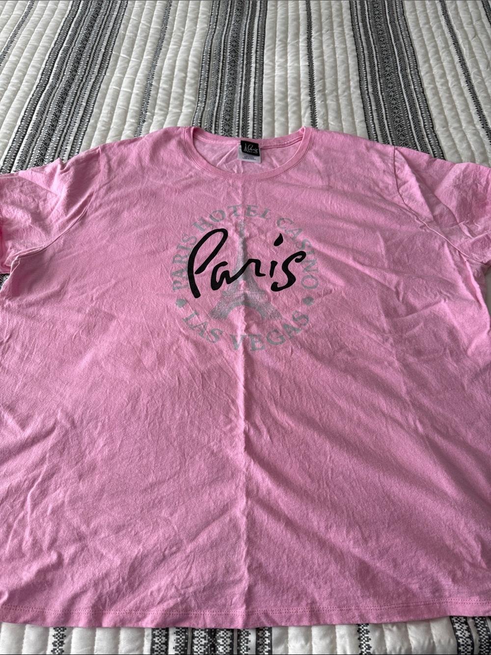 Paris Las Vegas Pink Graphic Tee - Kids